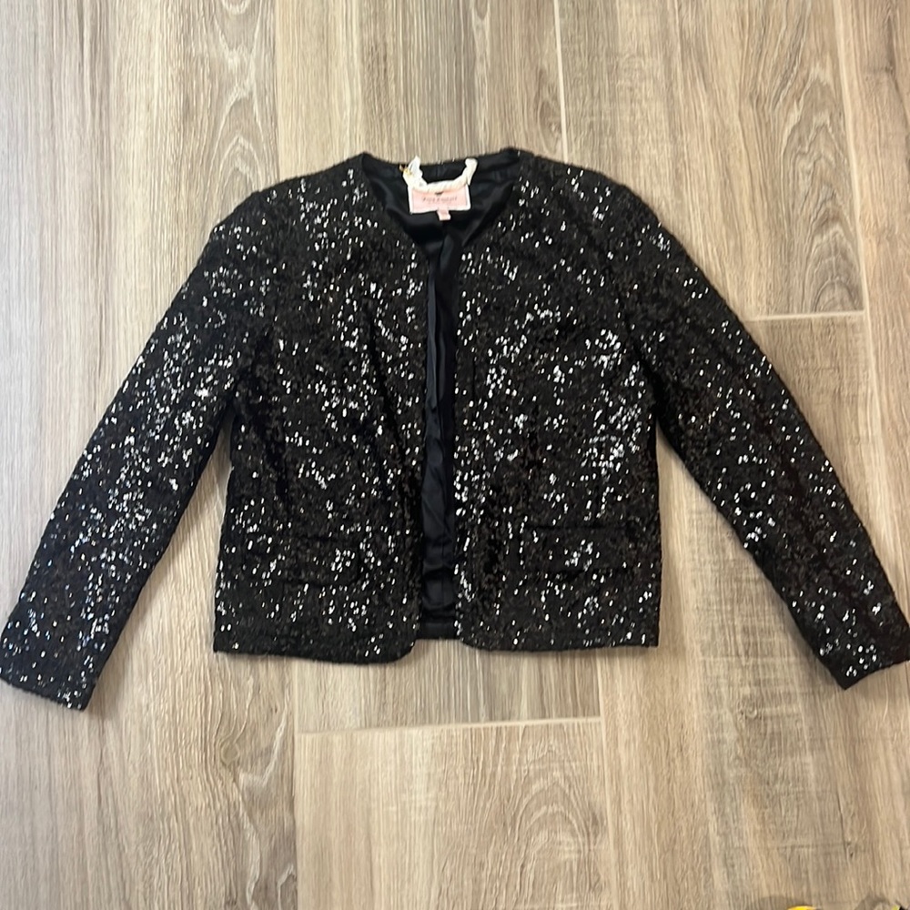 NWOT- WOMENs HOLIDAY / OCCASION SEQUIN BLAZER size S by Juicy Couture - Picture 1 of 8